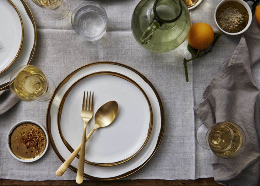 Dauville Collection 3-Piece Place Setting, Service for 1