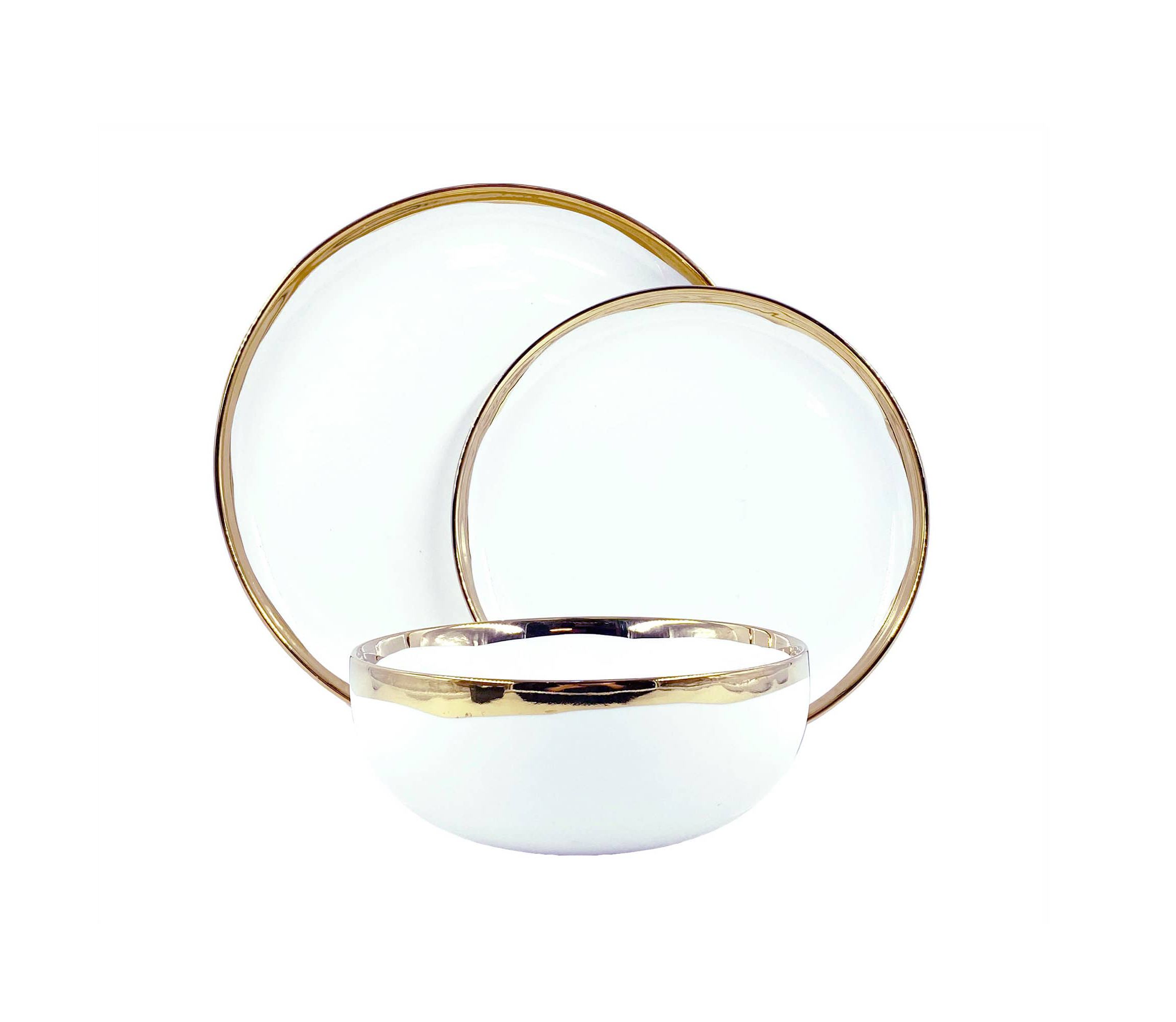 Dauville Collection 3-Piece Place Setting, Service for 1