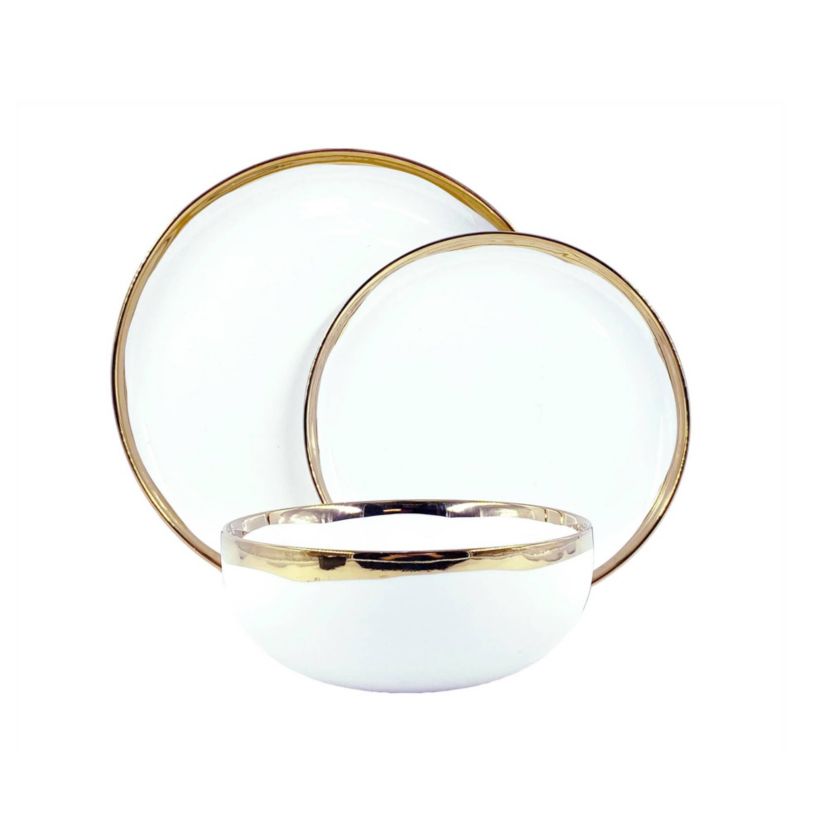 Dauville Collection 3-Piece Place Setting, Service for 1