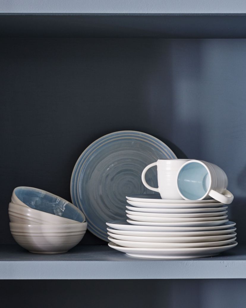 Lines Collection Salad Plates, Set of 4