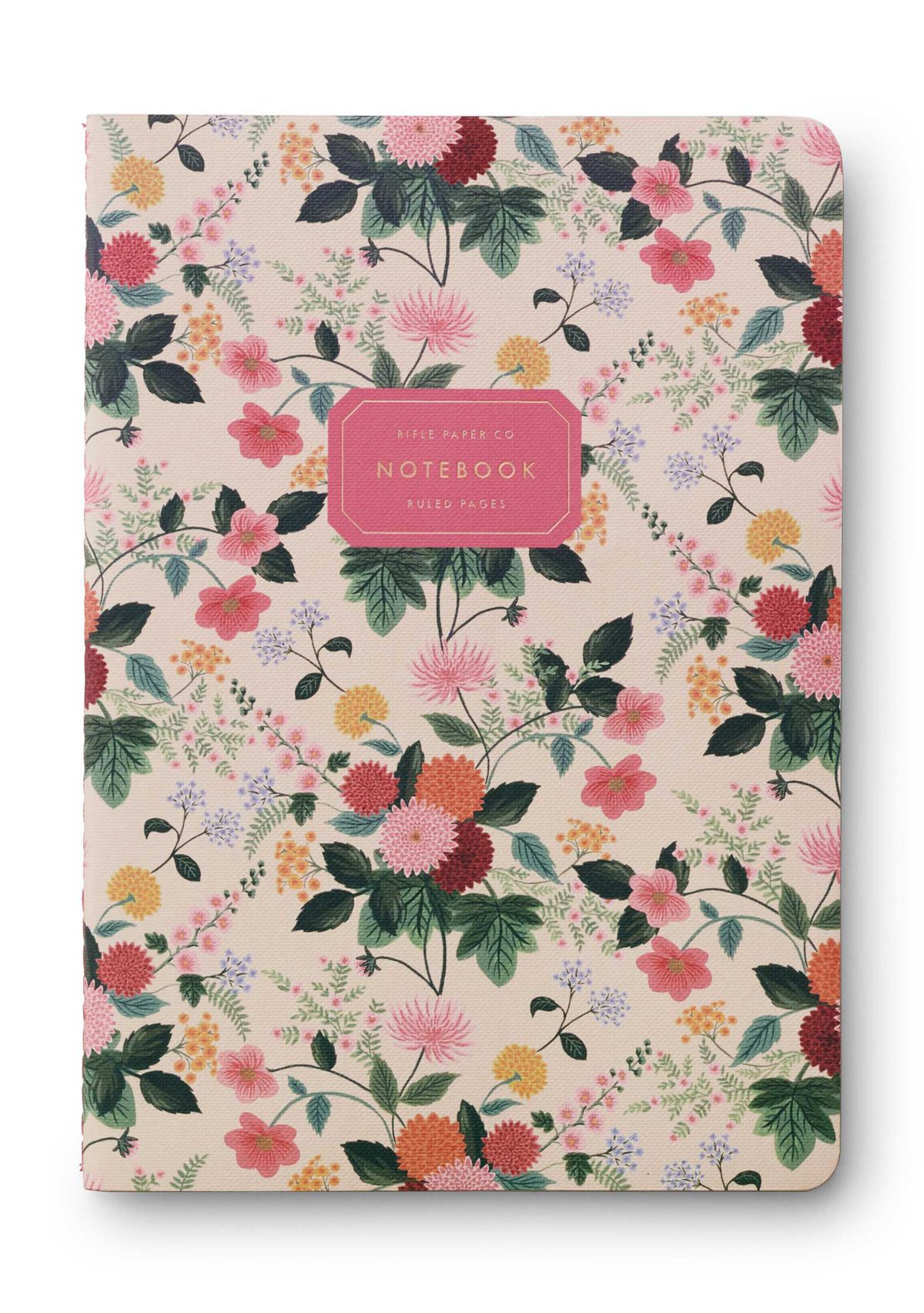 Assorted Set of 3 Dahlia Notebooks 