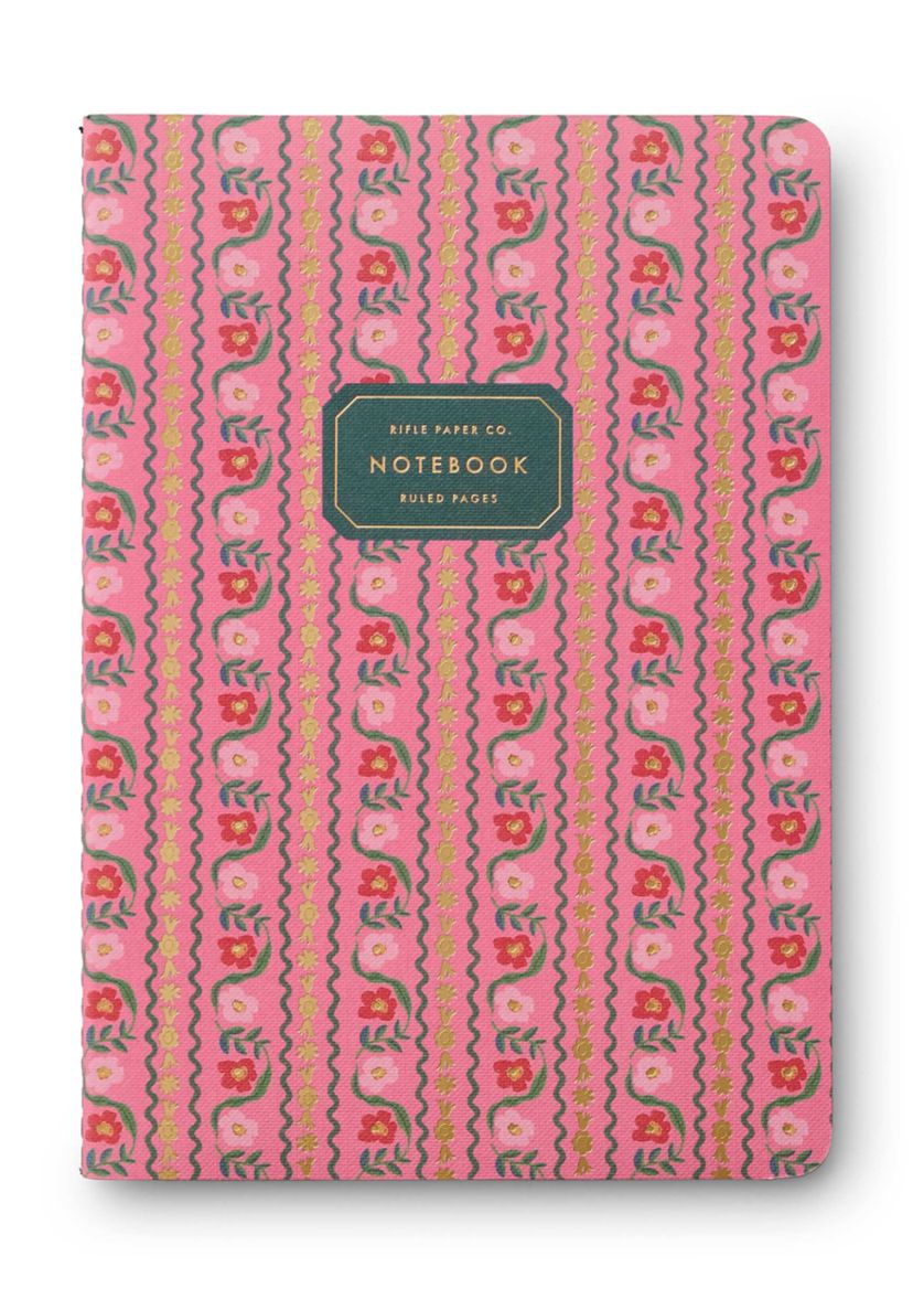 Assorted Set of 3 Dahlia Notebooks 