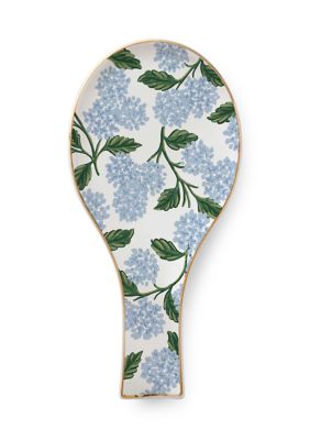 Hydrangea Porcelain Spoon Rest