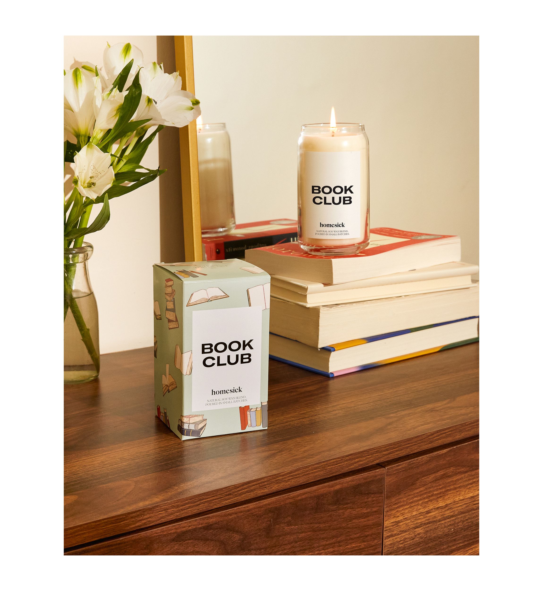 Book Club Candle