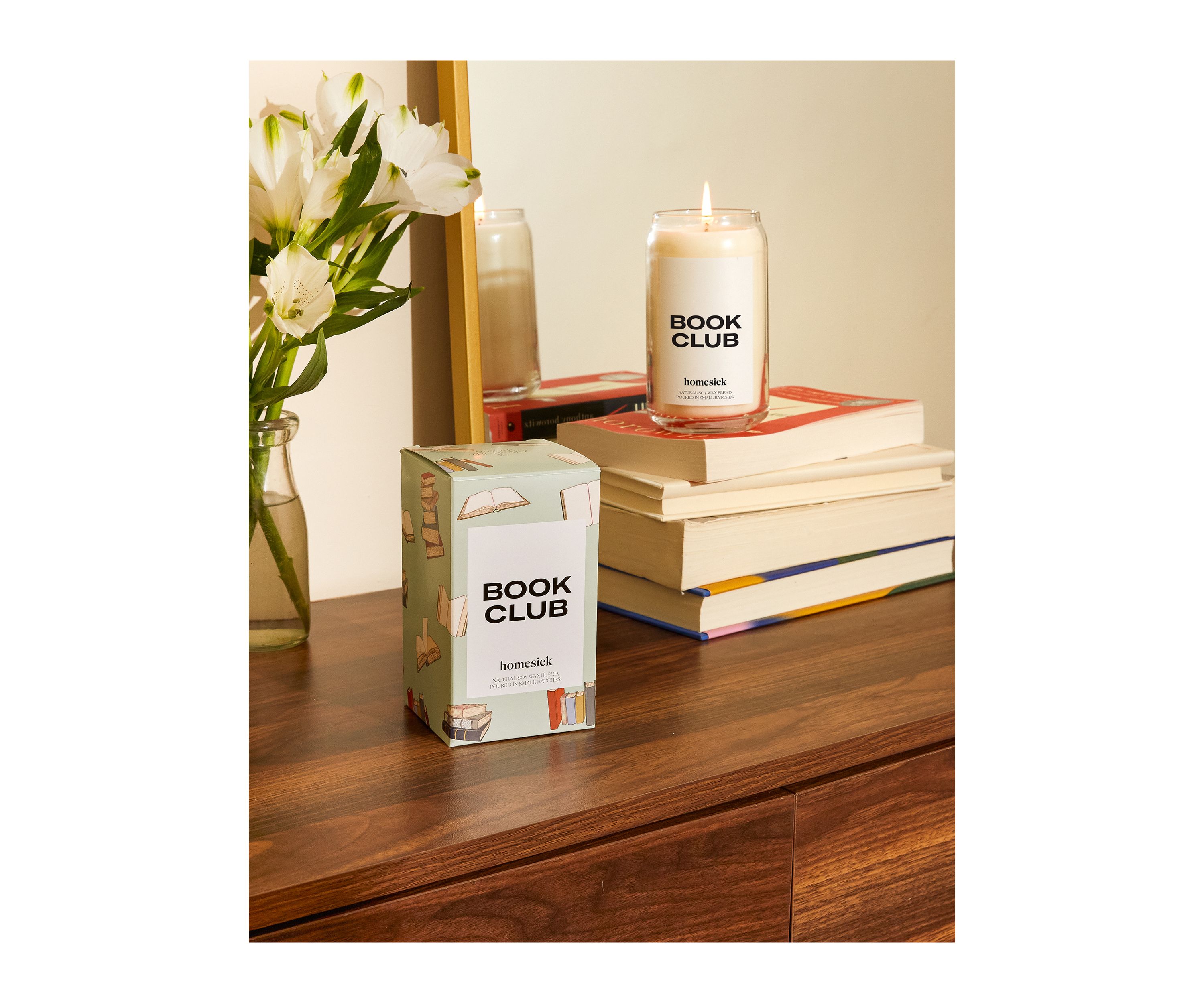 Book Club Candle