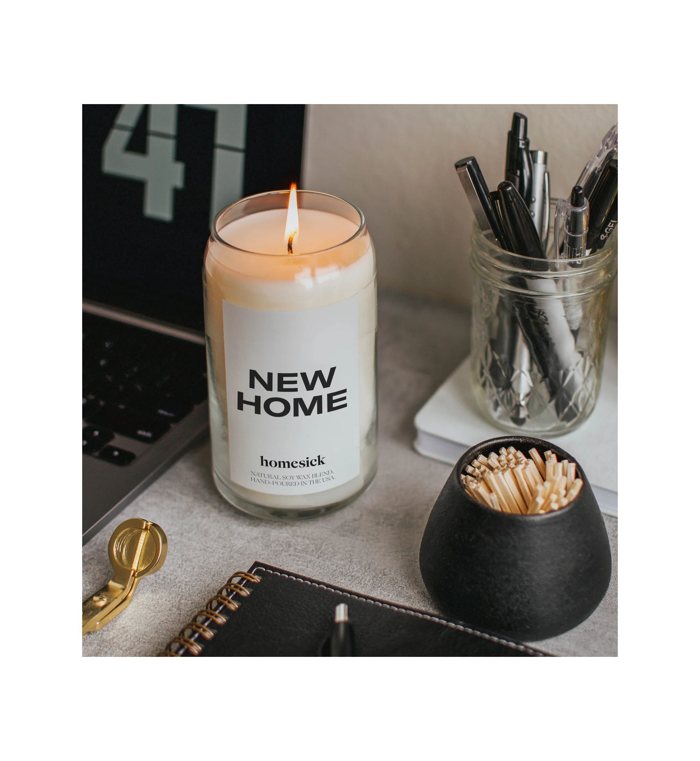 New Home Candle