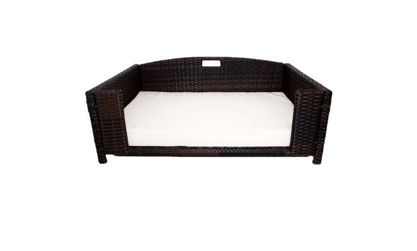 Rattan Rectangular Pet Sofa - Large