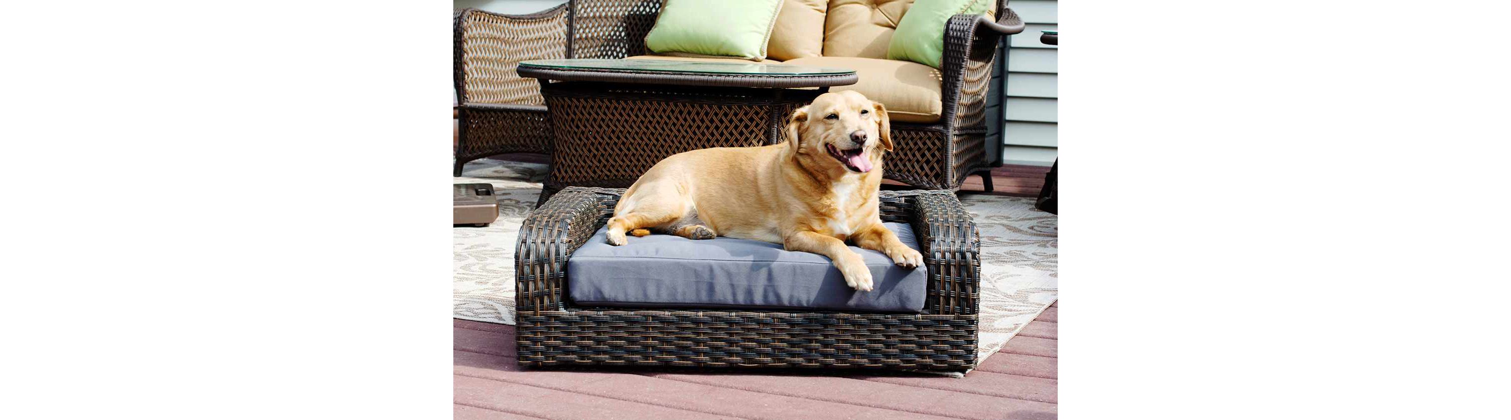 Rattan Pet Sofa
