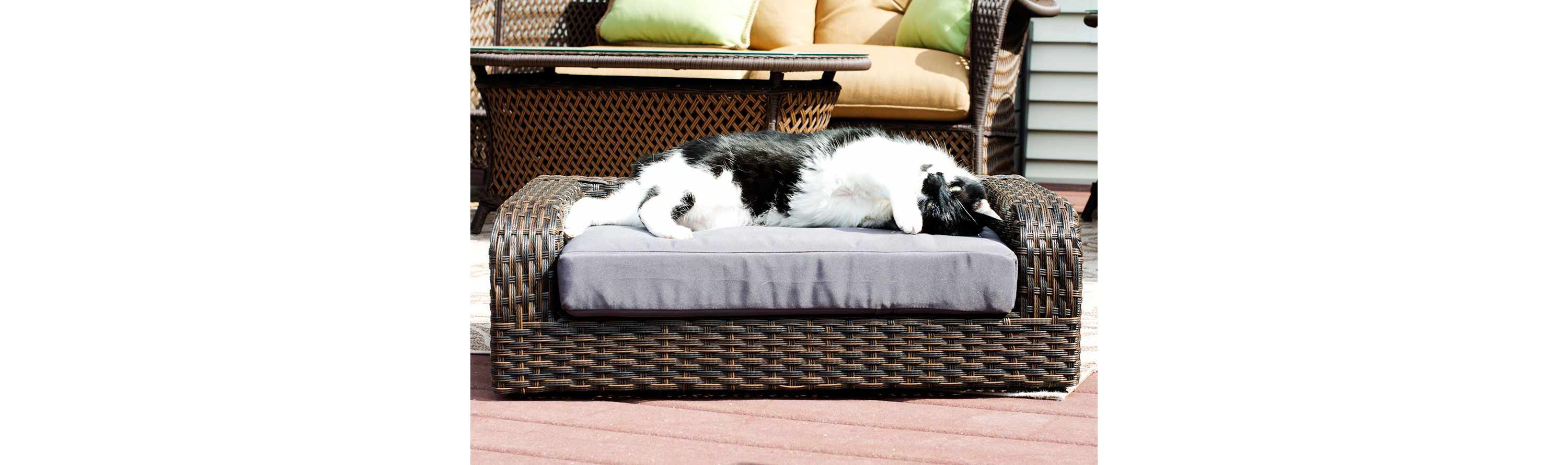 Rattan Pet Sofa