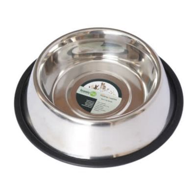 Iconic Pet Stainless Steel Non-Skid Pet Bowl for Dog or Cat - 96 oz - 12 cup