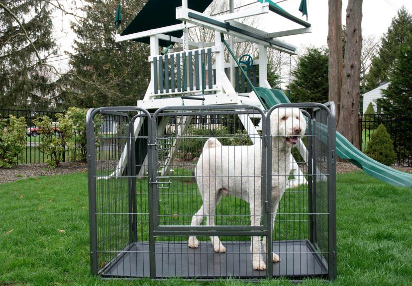 Heavy Duty Rectangular Tube Playpen - 28" Height