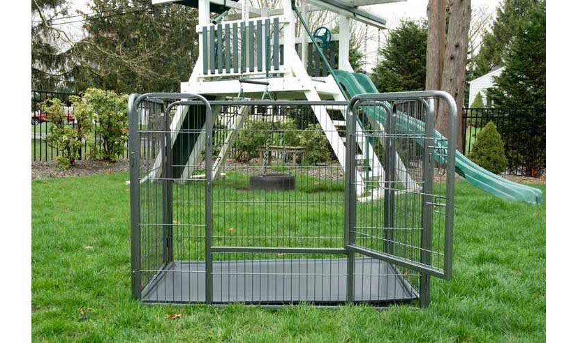 Heavy Duty Rectangular Tube Playpen - 28" Height