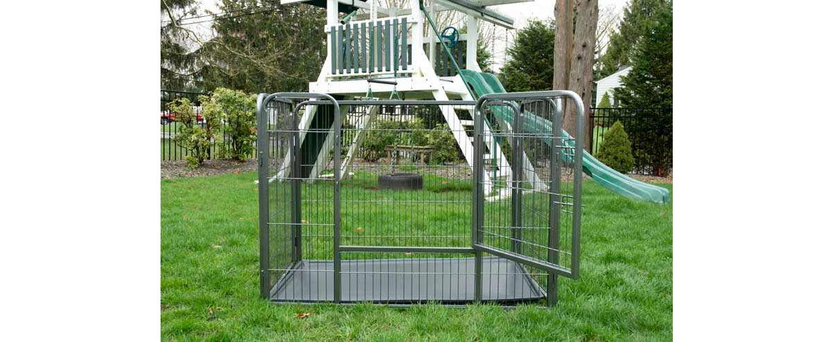 Heavy Duty Rectangular Tube Playpen - 36" Height