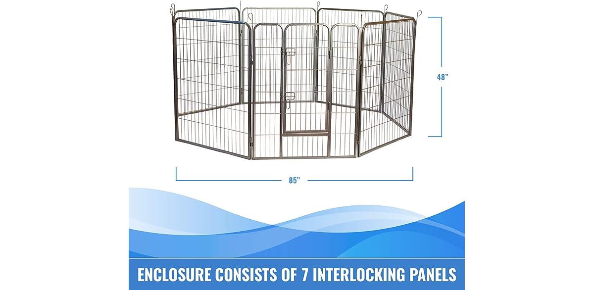 Heavy Duty Metal TubePlaypen - 48" Height