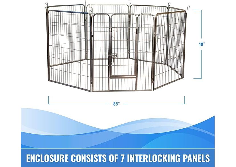 Heavy Duty Metal TubePlaypen - 48" Height