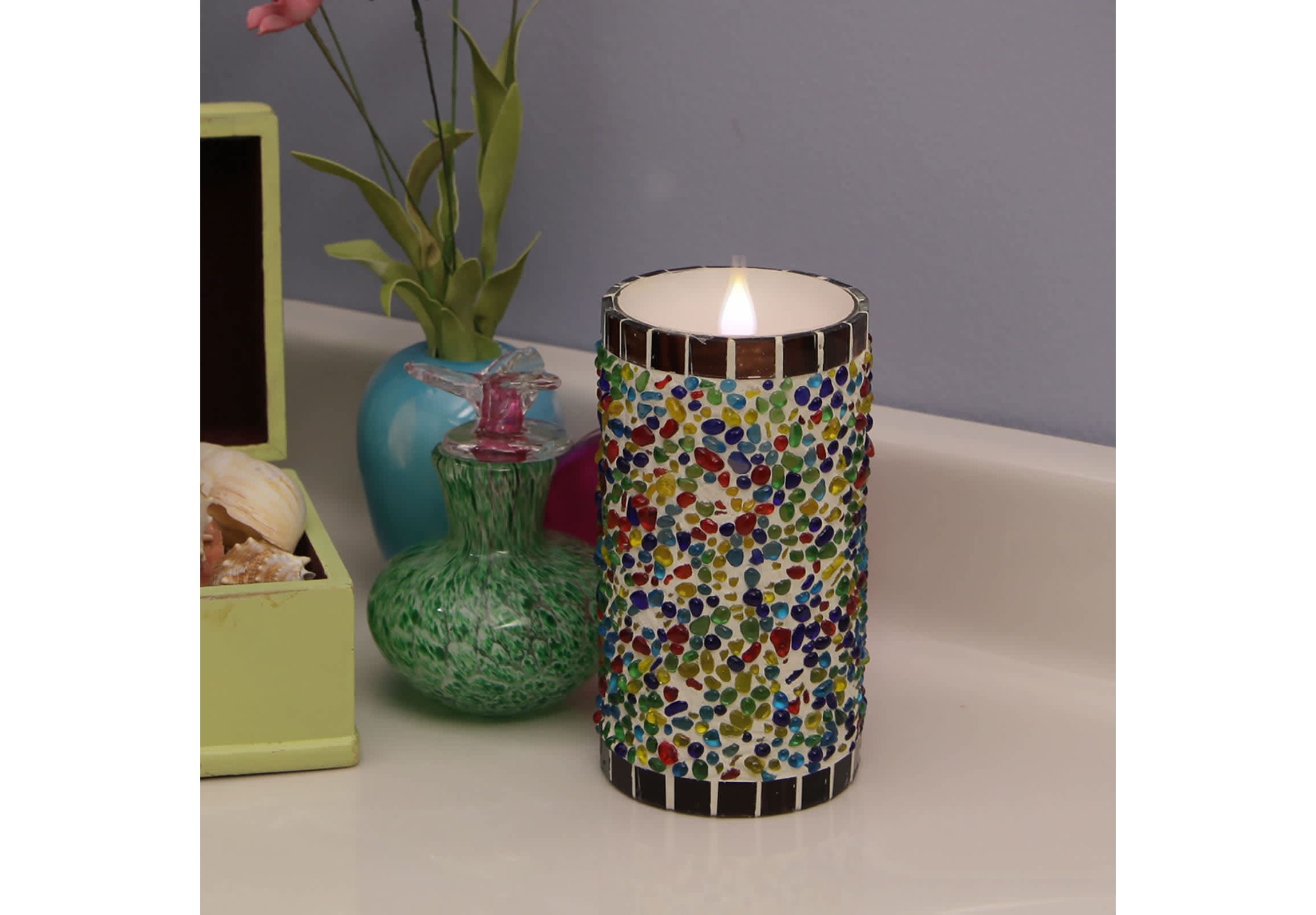 Stucco Solare Candle