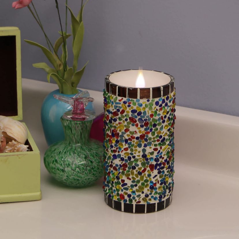 Stucco Solare Candle