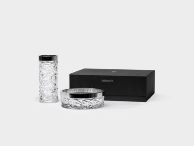 Orrefors Carat Bowl & Vase Bundle