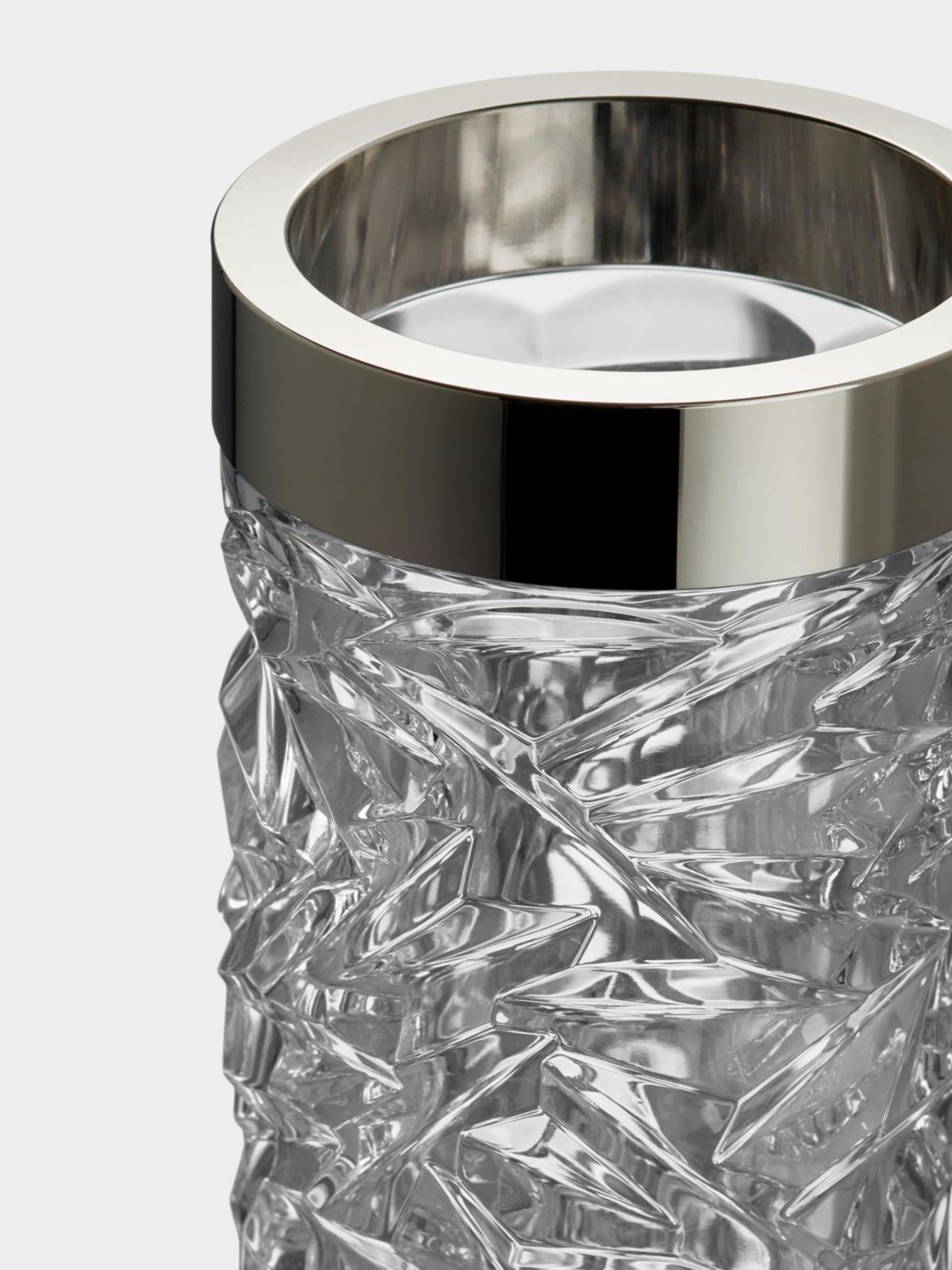 CARAT VASE SILVERRIM