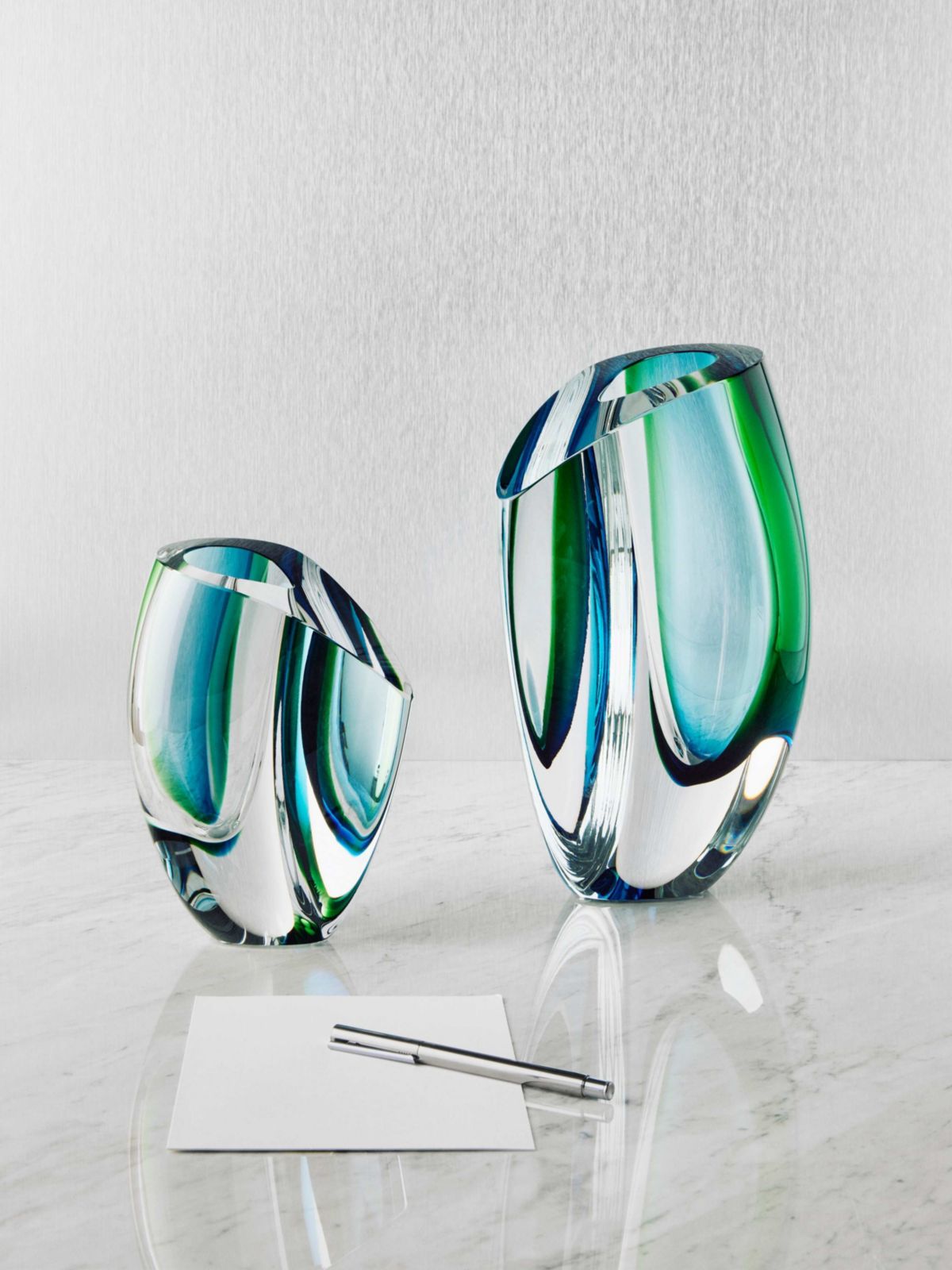 Mirage Vase Blue/Green Large