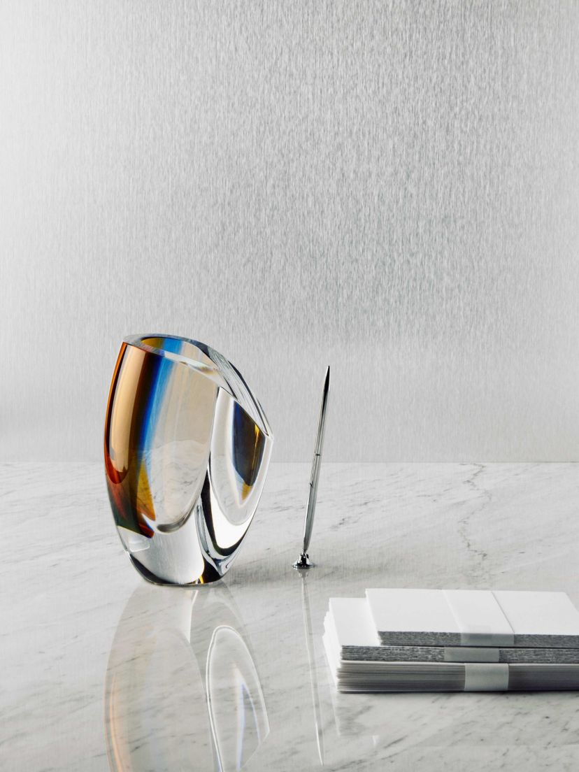 Mirage Vase Blue/Amber Large