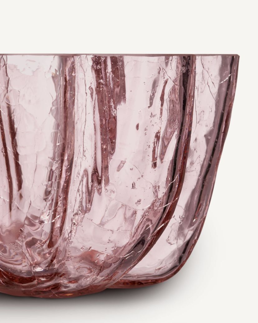 CRACKLE BOWL PINK