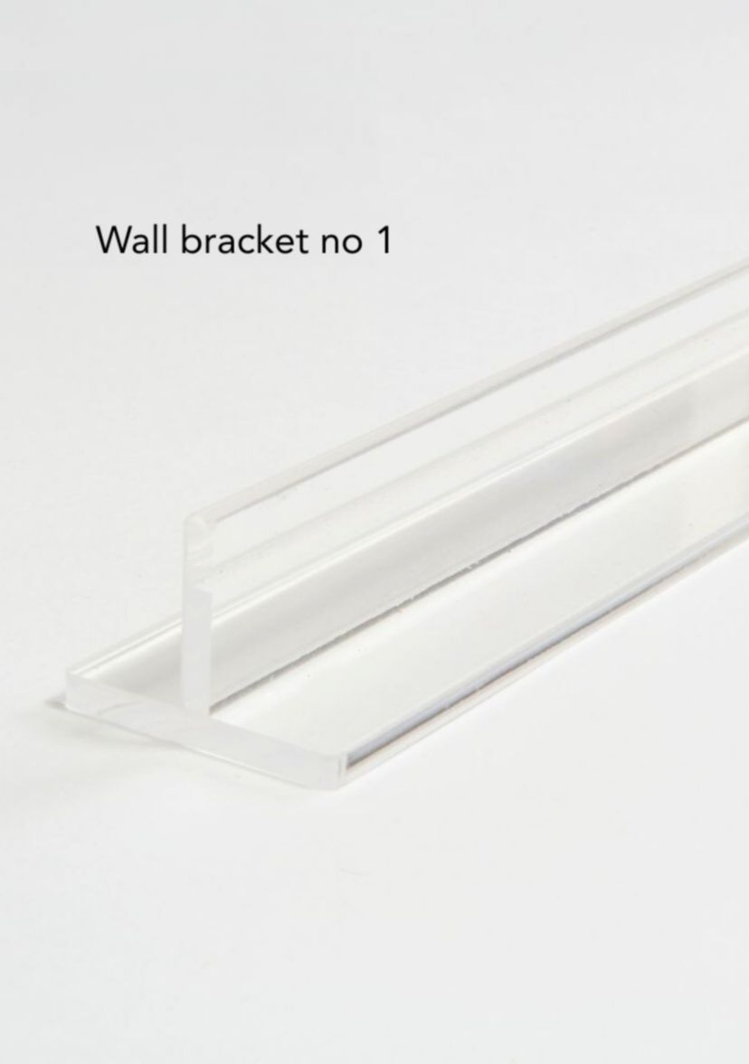 Tall Zig Zag Wall Mounted Clear Pet Gate, 10-panel