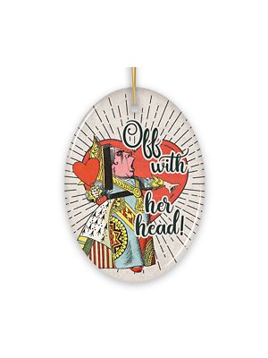 OrnamentallyYou Queen of Hearts Wonderland Christmas Ornament