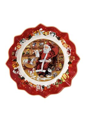 Villeroy & Boch Large Bowl - Santa Reads Wish Lists