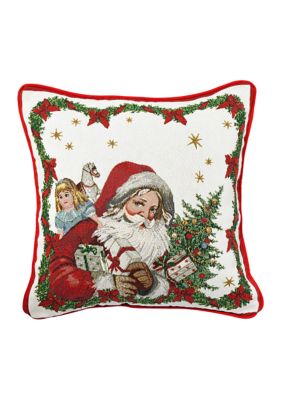 Villeroy & Boch Embroidered Santa Square Pillow