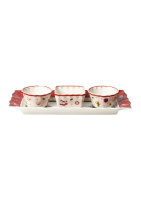 Villeroy & Boch 4-Piece Dip Bowl Set with Tray