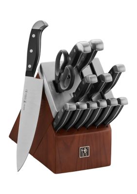 J.A. Henckels International 14-Piece Self Sharpening Knife Block Set, Silver