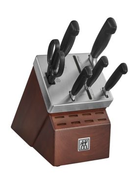Zwilling J.A. Henckels Four Star Self Sharpening Block Set, Black, Knife Set
