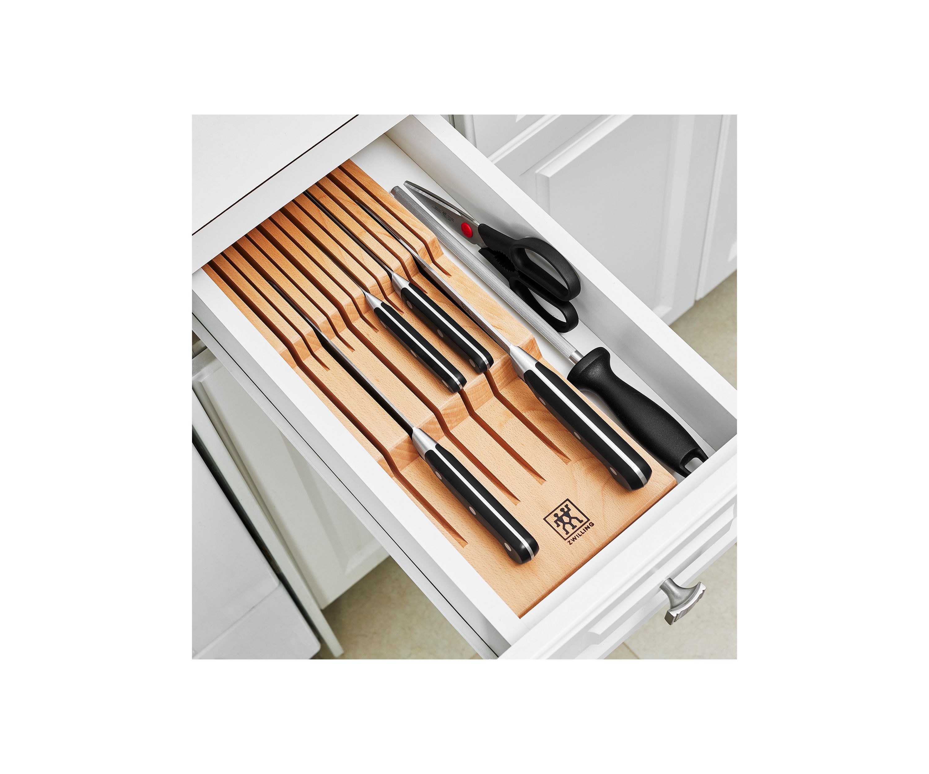 In-Drawer Knife Organizer