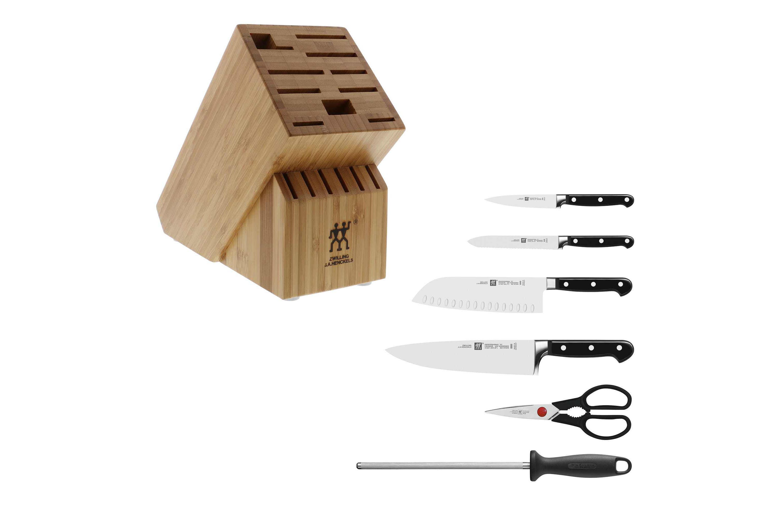 Professional S 7pc Knife Block Set Natural