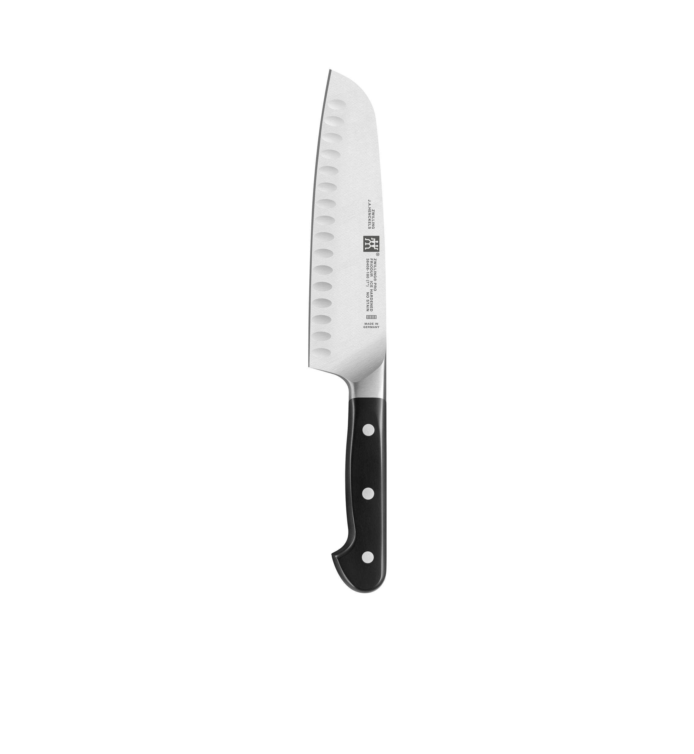 Pro 7 Inch Hollow Edge Santoku Knife