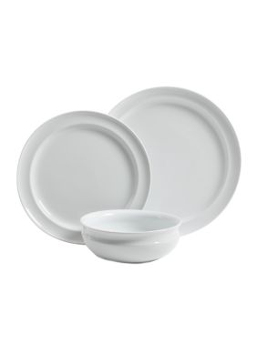 White 12 Piece Dinnerware Set – Martha Stewart