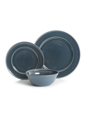 Blue 12 Piece Dinnerware Set – Martha Stewart