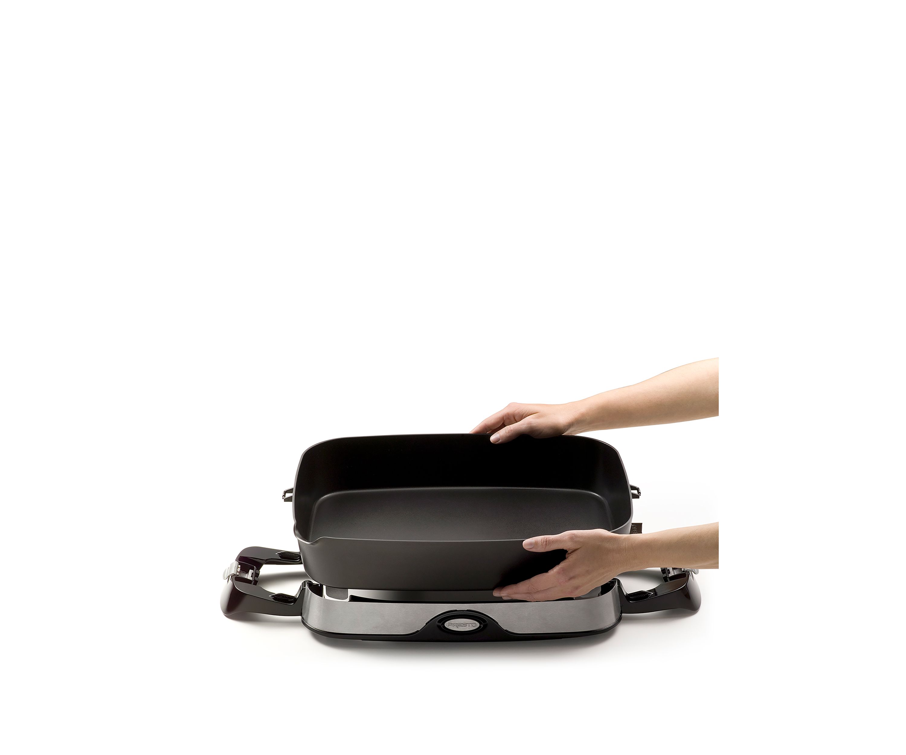 16"SKILLET-REMOV BAS:16:BLACK