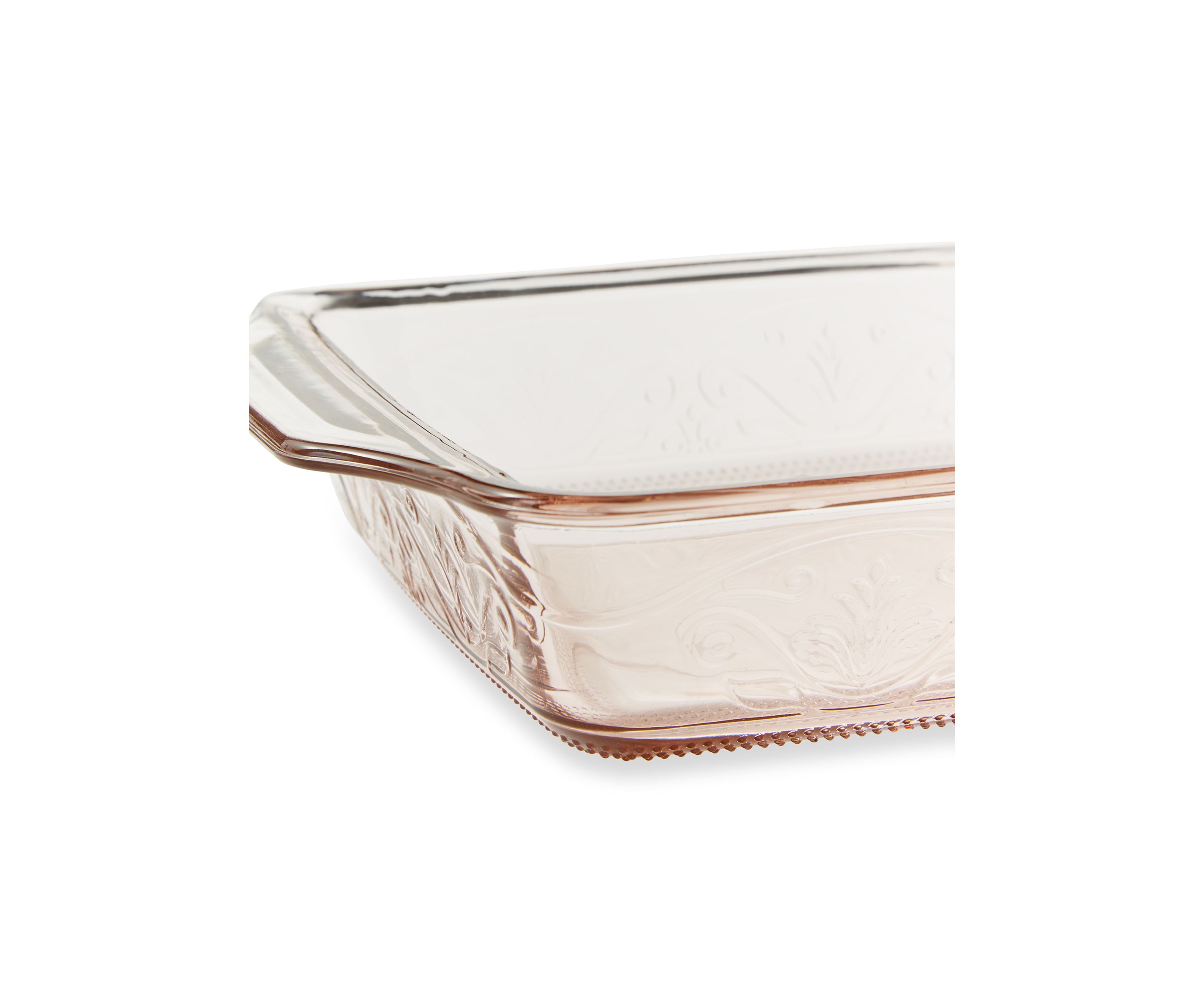 Laurel Embossed Glass 9" x 13" Baking Dish