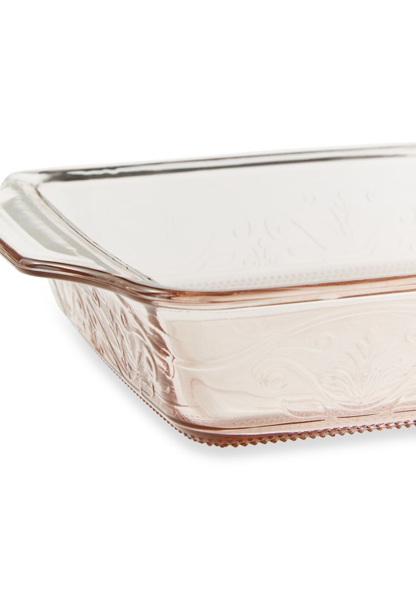Laurel Embossed Glass 9" x 13" Baking Dish