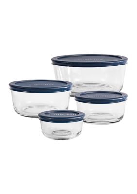 8 Piece Food Storage Set with SnugFit™ Lids