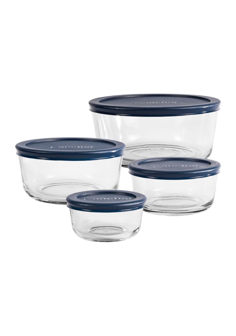 8 Piece Food Storage Set with SnugFit™ Lids