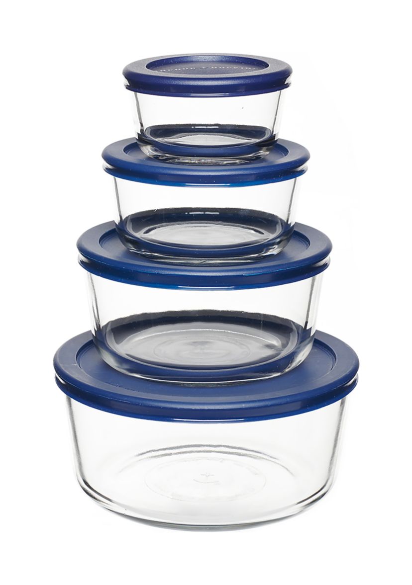 8 Piece Food Storage Set with SnugFit™ Lids