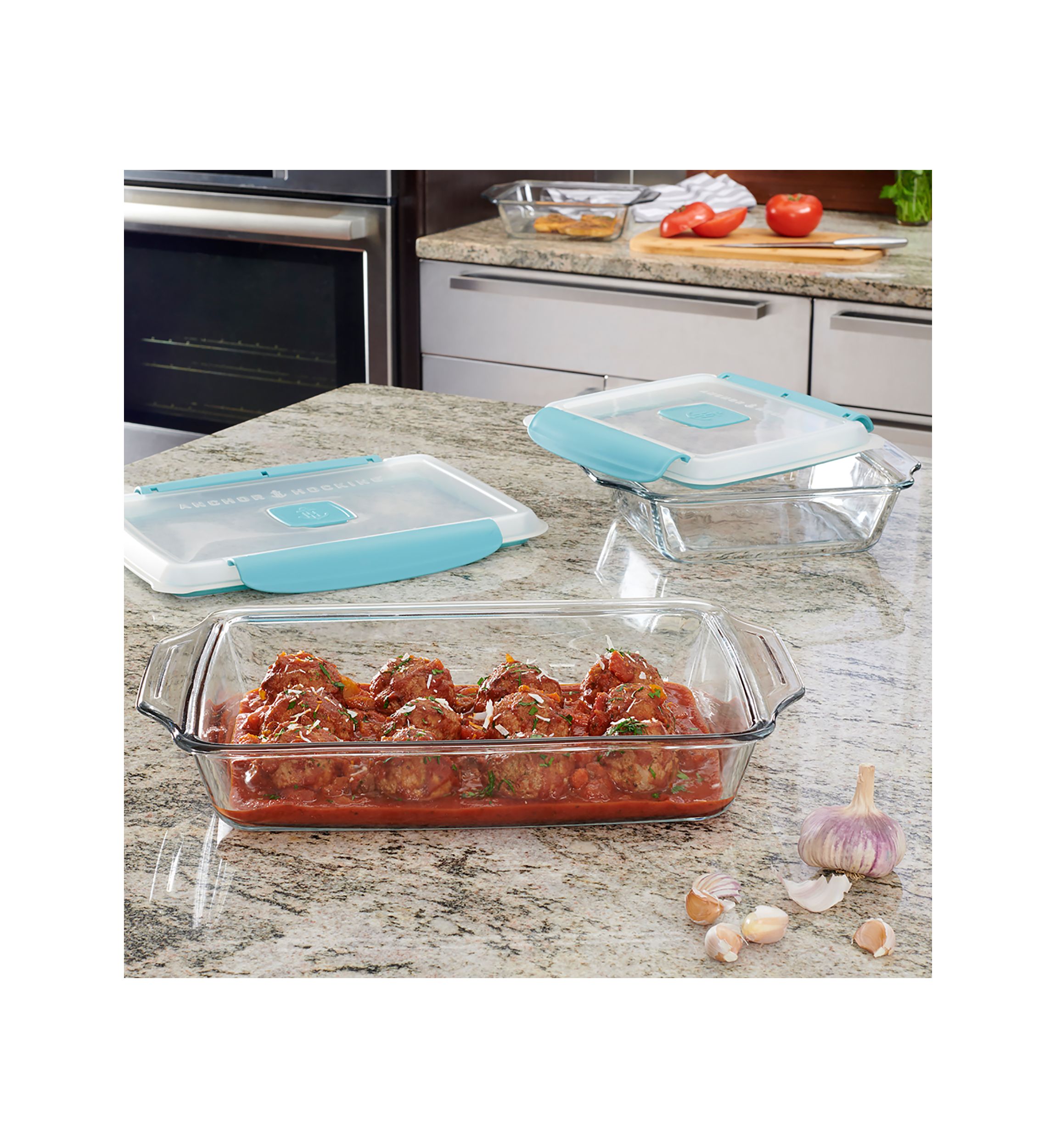 Glass Baking Dish with Locking Lid