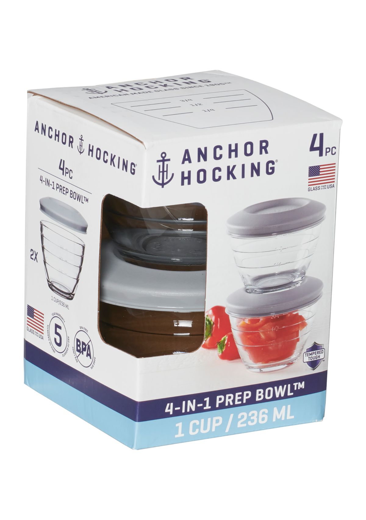4-in-1 Prep Bowl Set