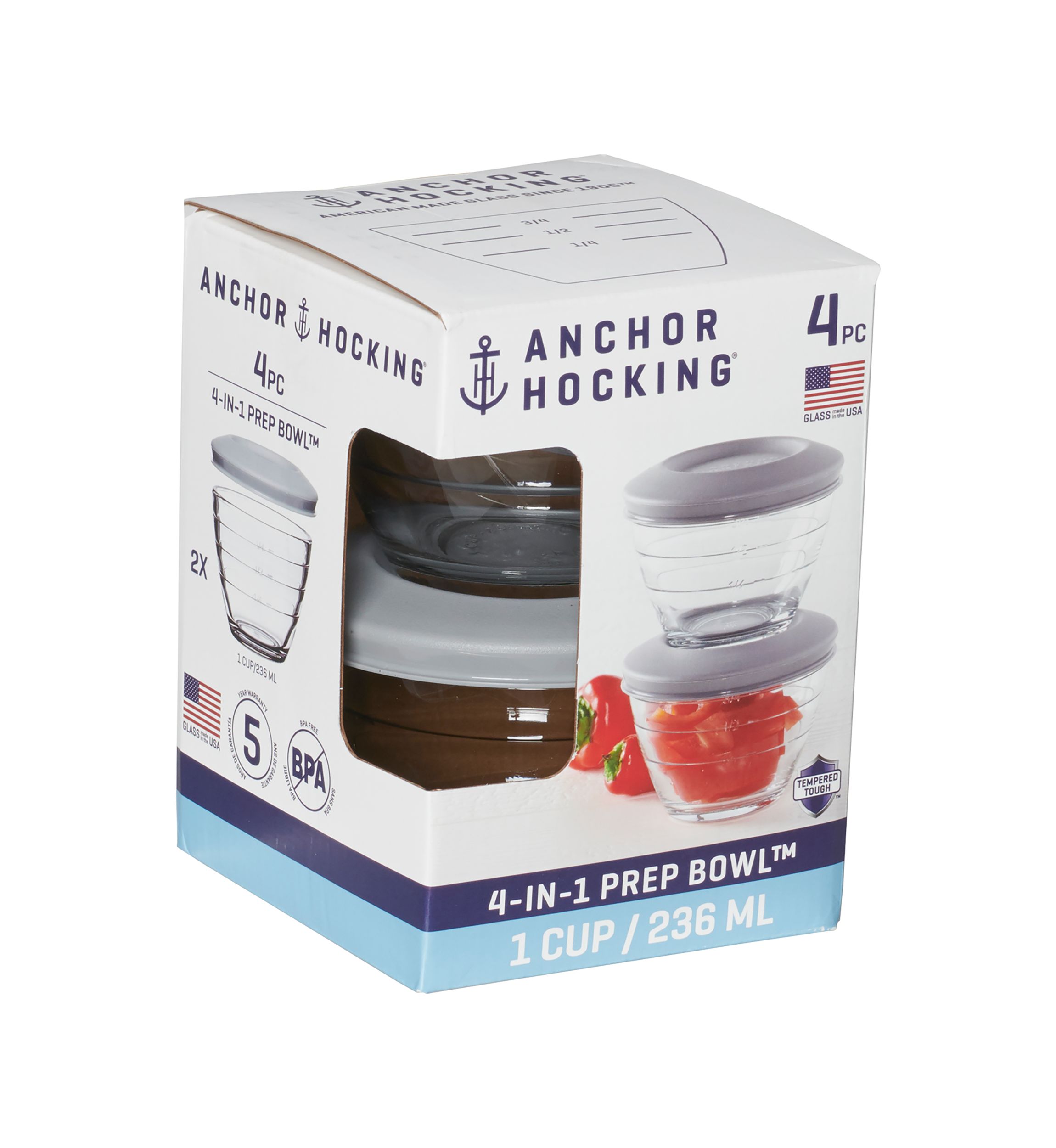 4-in-1 Prep Bowl Set