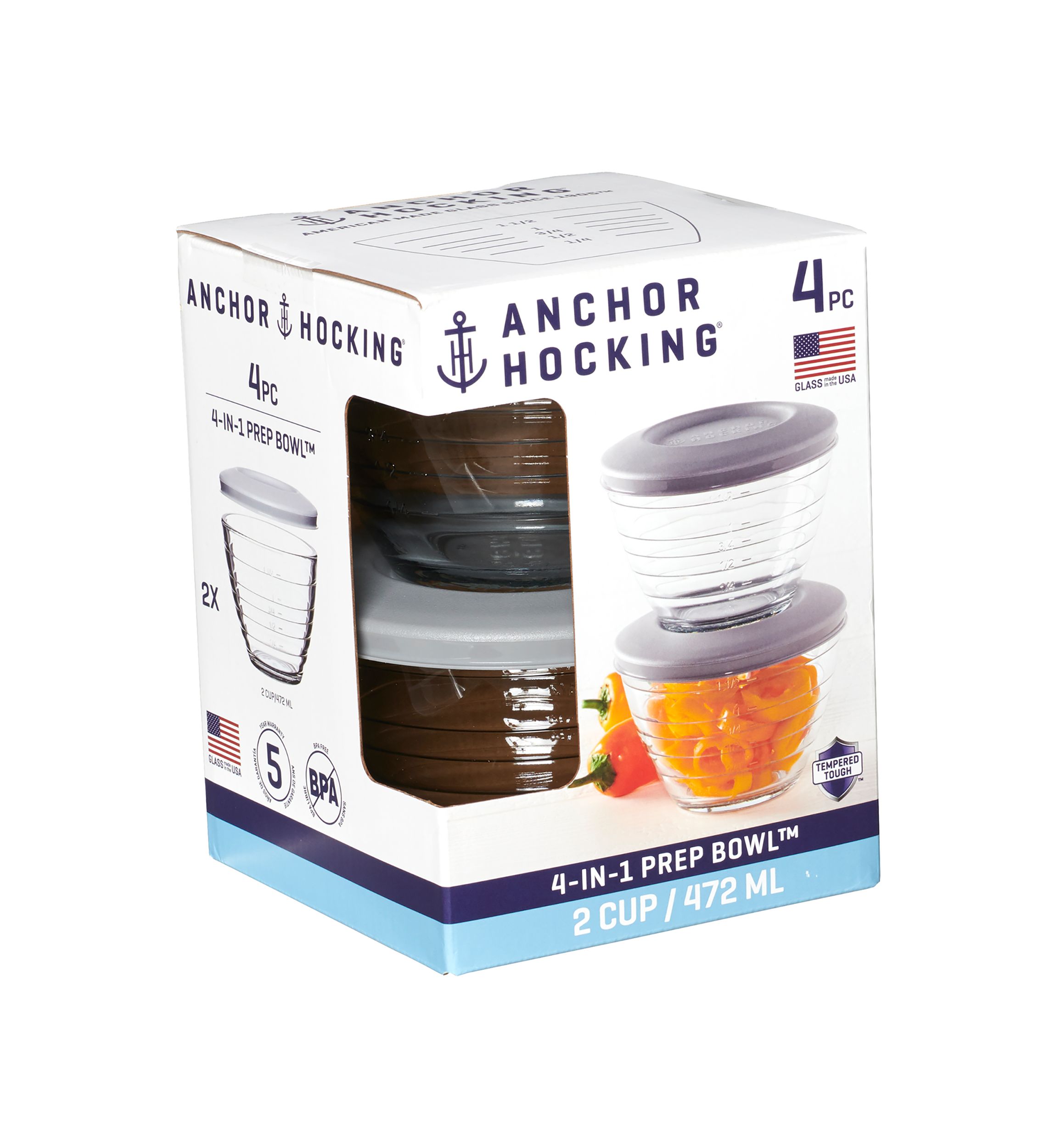 4-in-1 Prep Bowl Set
