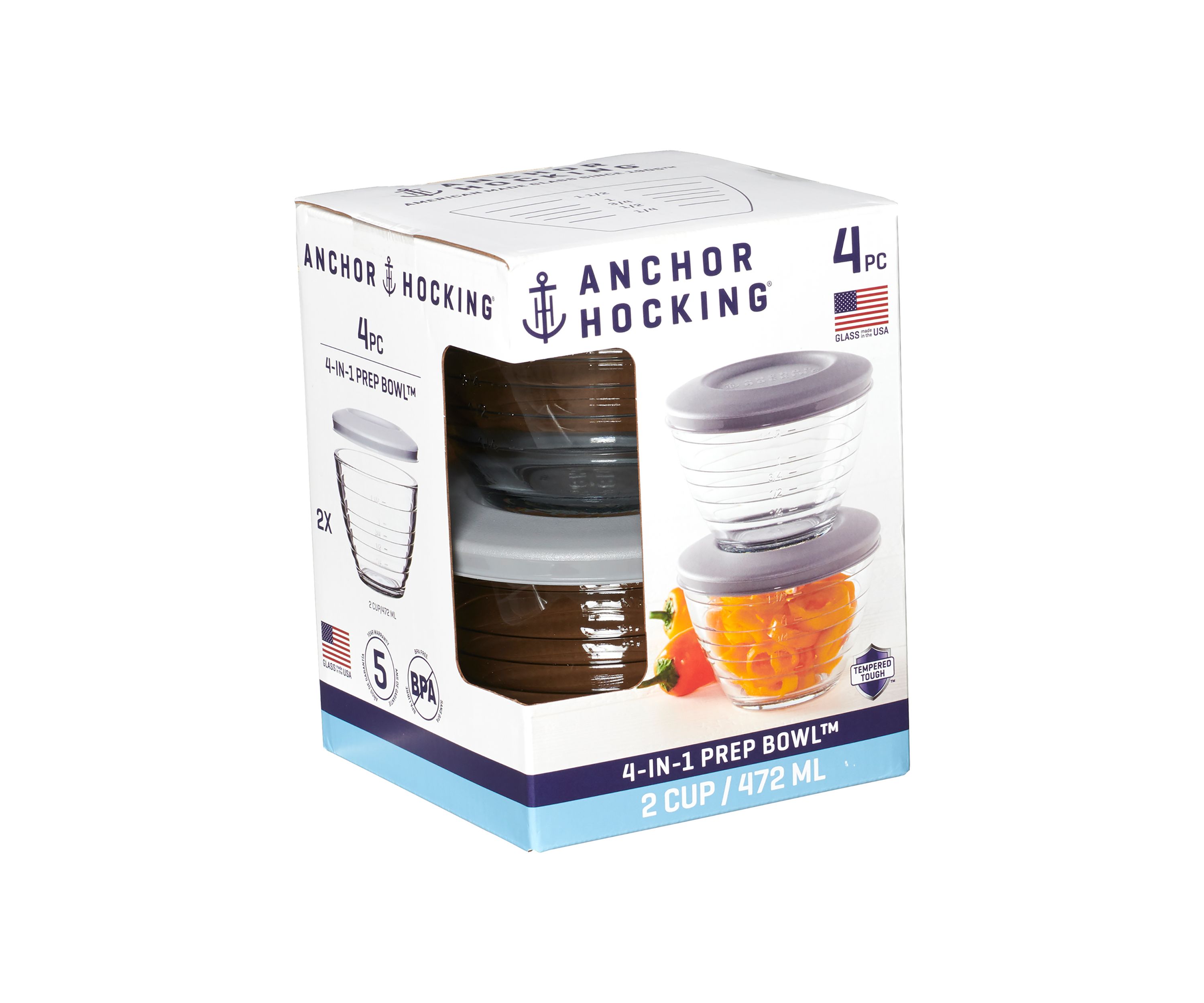 4-in-1 Prep Bowl Set