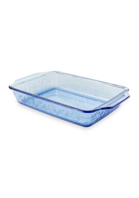 Laurel Embossed Glass 9" x 13" Baking Dish